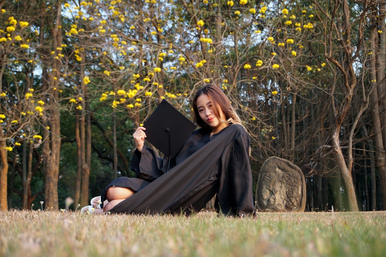 Babe laying on the ground